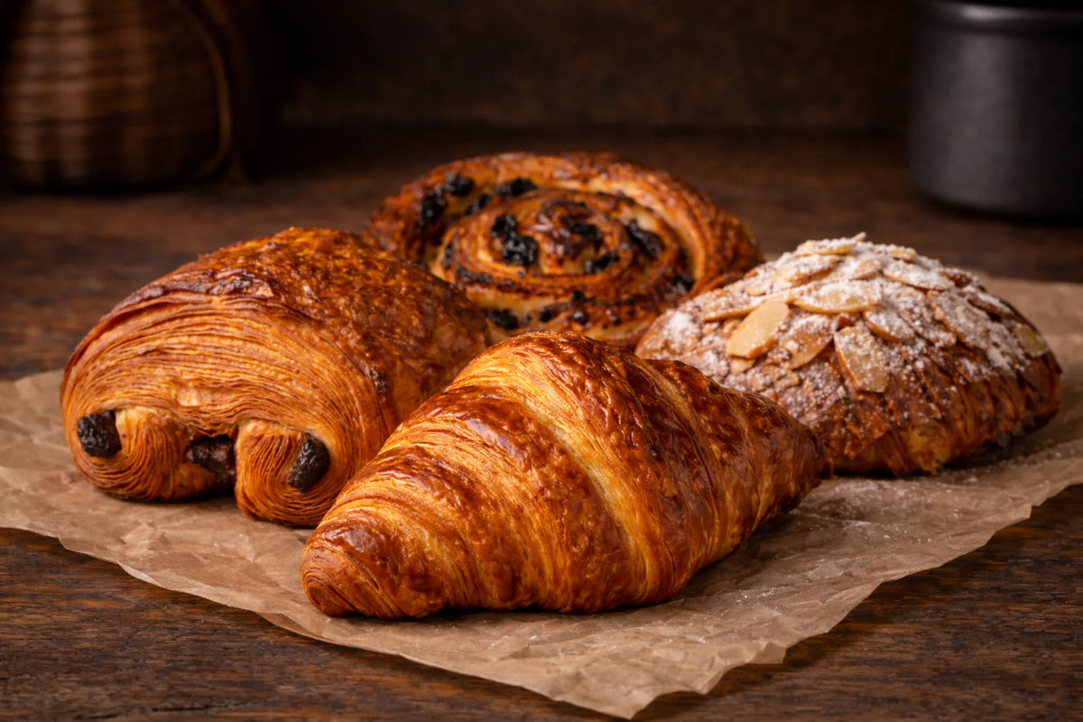 Assorted croissants illustrating a hotel breakfast pastry selection