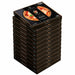 Stack of Pizzacini Margherita frozen pizza retail boxes with the top box shown at an angle